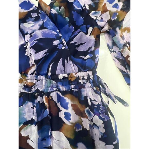 $267 Derek Lam 10 Crosby Women's V-Neck Floral Maxi Dress Size 6 - Picture 11 of 15